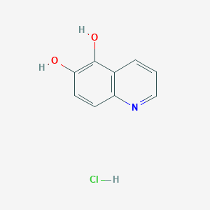 molecular formula C9H8ClNO2 B2799415 Quinoline-5,6-diolhydrochloride CAS No. 2287290-48-4