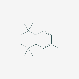 molecular formula C15H22 B027995 1,1,4,4,6-Pentamethyl-1,2,3,4-tetrahydronaphthalene CAS No. 6683-48-3