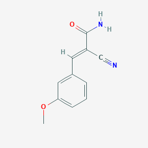 (E)-2-cyano-3-(3-methoxyphenyl)-2-propenamide