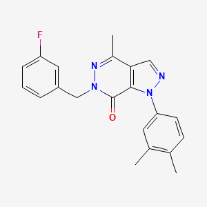 1-(3,4-dimethylphenyl)-6-(3-fluorobenzyl)-4-methyl-1H-pyrazolo[3,4-d]pyridazin-7(6H)-one