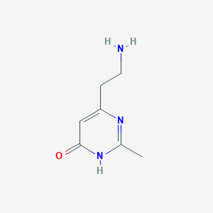 6-(2-Aminoethyl)-2-methylpyrimidin-4-ol