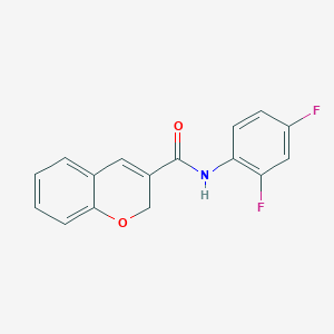 molecular formula C16H11F2NO2 B2799734 N-(2,4-difluorophenyl)-2H-chromene-3-carboxamide CAS No. 338420-03-4