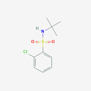 molecular formula C10H14ClNO2S B2799839 N-(tert-butyl)-2-chlorobenzenesulfonamide CAS No. 92811-11-5