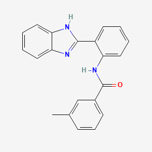 N-[2-(1H-benzimidazol-2-yl)phenyl]-3-methylbenzamide