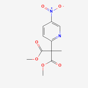Dimethyl 2-methyl-2-(5-nitro-2-pyridinyl)malonate