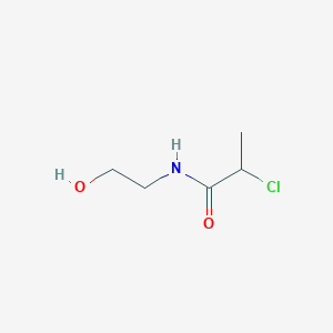 2-chloro-N-(2-hydroxyethyl)propanamide