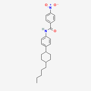 4-nitro-N-[4-(4-pentylcyclohexyl)phenyl]benzenecarboxamide