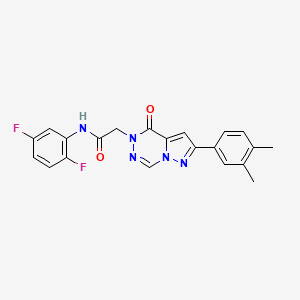 N-(2,5-difluorophenyl)-2-[2-(3,4-dimethylphenyl)-4-oxopyrazolo[1,5-d][1,2,4]triazin-5(4H)-yl]acetamide