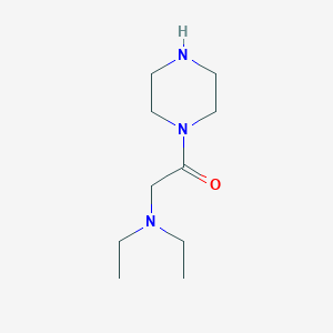 2-(Diethylamino)-1-(piperazin-1-yl)ethan-1-one