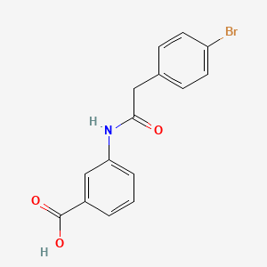 3-{[(4-Bromophenyl)acetyl]amino}benzoic acid