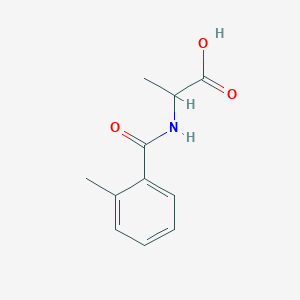 2-[(2-methylbenzoyl)amino]propanoic Acid