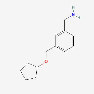 (3-((Cyclopentyloxy)methyl)phenyl)methanamine