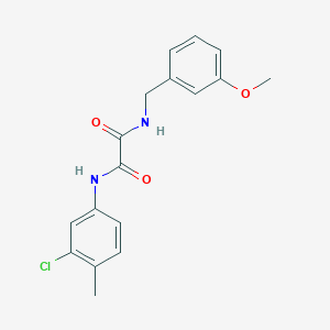 N-(3-chloro-4-methylphenyl)-N'-(3-methoxybenzyl)ethanediamide