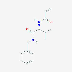 (2S)-N-Benzyl-3-methyl-2-(prop-2-enoylamino)butanamide