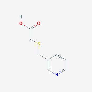 molecular formula C8H9NO2S B2800108 [(Pyridin-3-ylmethyl)thio]acetic acid CAS No. 887090-42-8