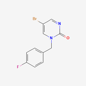 5-Bromo-1-(4-fluorobenzyl)pyrimidin-2(1H)-one