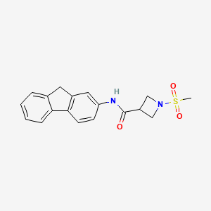 N-(9H-fluoren-2-yl)-1-(methylsulfonyl)azetidine-3-carboxamide