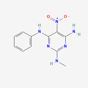 N2-methyl-5-nitro-N4-phenylpyrimidine-2,4,6-triamine