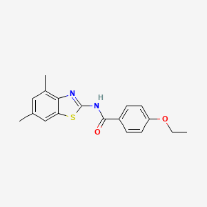 N-(4,6-dimethyl-1,3-benzothiazol-2-yl)-4-ethoxybenzamide