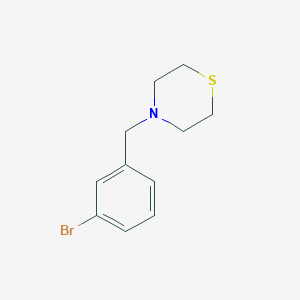 molecular formula C11H14BrNS B2800167 4-(3-Bromobenzyl)thiomorpholine CAS No. 414893-81-5