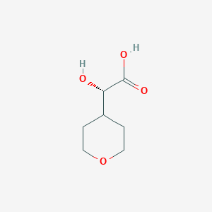 molecular formula C7H12O4 B2800181 (2S)-2-hydroxy-2-(oxan-4-yl)acetic acid CAS No. 1509909-60-7