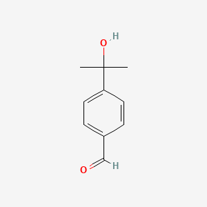 molecular formula C10H12O2 B2800253 4-(2-Hydroxypropan-2-yl)benzaldehyde CAS No. 81036-81-9