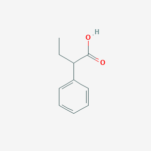molecular formula C10H12O2 B028003 2-Phenylbutyric acid CAS No. 90-27-7