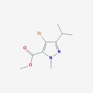 methyl 4-bromo-3-isopropyl-1-methyl-1H-pyrazole-5-carboxylate
