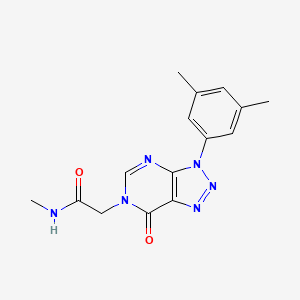 2-[3-(3,5-dimethylphenyl)-7-oxotriazolo[4,5-d]pyrimidin-6-yl]-N-methylacetamide