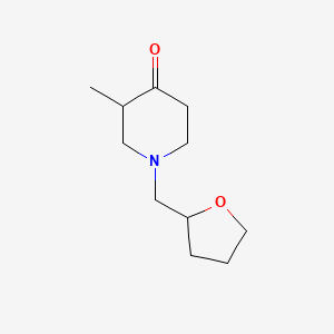3-Methyl-1-(oxolan-2-ylmethyl)piperidin-4-one