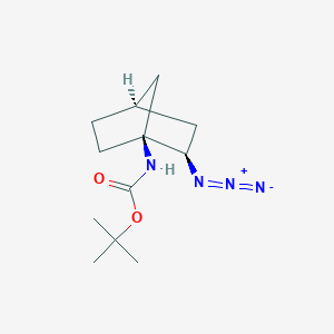 Tert-butyl N-[(1S,2R,4R)-2-azido-1-bicyclo[2.2.1]heptanyl]carbamate