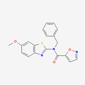 N-benzyl-N-(6-methoxybenzo[d]thiazol-2-yl)isoxazole-5-carboxamide