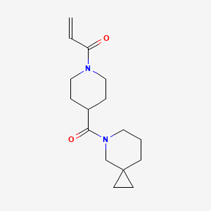 1-[4-(5-Azaspiro[2.5]octane-5-carbonyl)piperidin-1-yl]prop-2-en-1-one