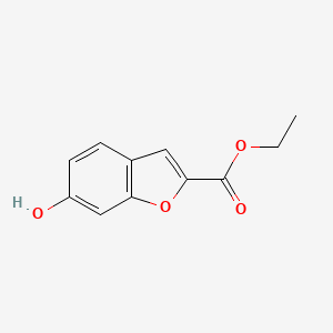 molecular formula C11H10O4 B2800397 Ethyl 6-hydroxybenzofuran-2-carboxylate CAS No. 906448-92-8