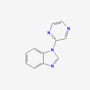1-(pyrazin-2-yl)-1H-benzimidazole