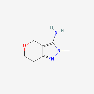 2-Methyl-2,4,6,7-tetrahydropyrano[4,3-C]pyrazol-3-amine