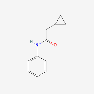molecular formula C11H13NO B2800563 2-cyclopropyl-N-phenylacetamide CAS No. 5687-69-4