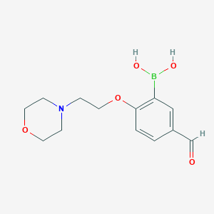 5-Formyl-2-(2-morpholinoethoxy)phenylboronic acid