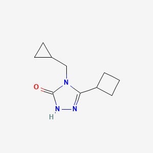 3-cyclobutyl-4-(cyclopropylmethyl)-4,5-dihydro-1H-1,2,4-triazol-5-one