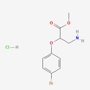 Methyl 3-amino-2-(4-bromophenoxy)propanoate hydrochloride