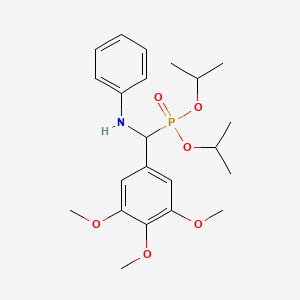 N-[di(propan-2-yloxy)phosphoryl-(3,4,5-trimethoxyphenyl)methyl]aniline