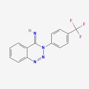 3-(4-(Trifluoromethyl)phenyl)-1,2,3-benzotriazin-4(3H)-imine