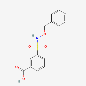 3-[(Benzyloxy)sulfamoyl]benzoic acid