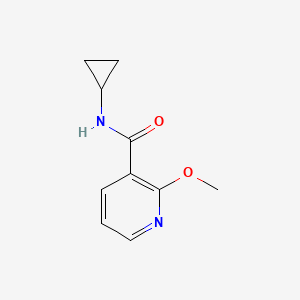 molecular formula C10H12N2O2 B2800727 N-cyclopropyl-2-methoxypyridine-3-carboxamide CAS No. 1090908-97-6