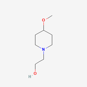 molecular formula C8H17NO2 B2800742 2-(4-Methoxypiperidin-1-yl)ethanol CAS No. 1153435-48-3