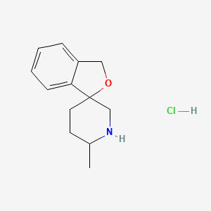 2'-Methylspiro[1H-2-benzofuran-3,5'-piperidine];hydrochloride
