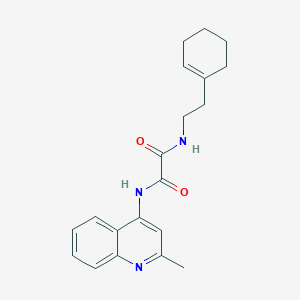 N1-(2-(cyclohex-1-en-1-yl)ethyl)-N2-(2-methylquinolin-4-yl)oxalamide
