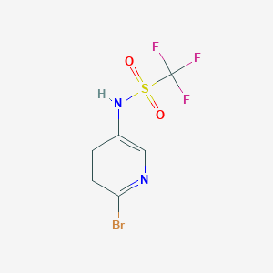N-(6-Bromopyridin-3-yl)-1,1,1-trifluoromethanesulfonamide