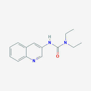 1,1-Diethyl-3-quinolin-3-ylurea