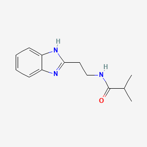 N-[2-(1H-1,3-benzodiazol-2-yl)ethyl]-2-methylpropanamide